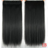 Clip in Hair Extensions Black Brown