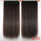 Clip in Hair Extensions Black Brown