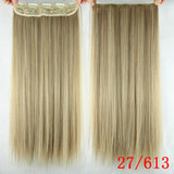 Clip in Hair Extensions Black Brown