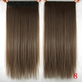 Clip in Hair Extensions Black Brown