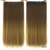 Clip in Hair Extensions Black Brown