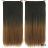 Clip in Hair Extensions Black Brown