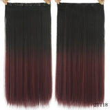 Clip in Hair Extensions Black Brown