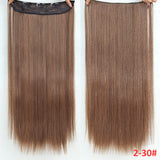 AISI HAIR 22 inch(55cm)  Long Straight Women Clip in Hair Extensions