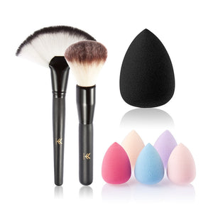 Pack of 3pcs Makeup Tools Brush Set