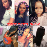 Lace Frontal Closure With 3 Bundles Brazilian Straight Human hair