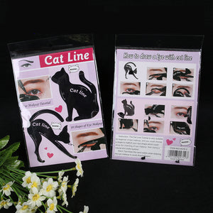 2Pcs Women Cat Line Pro