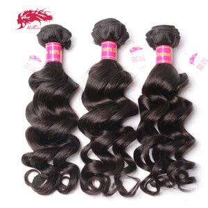 3Pcs Brazilian Natural Wave Hair Weave Bundles